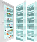 HOMELUX THEORY 2 PC Heavy Duty Over the Door Organizer 55x14x6.7, 6 Large Front by HomeluxTheory