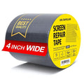 Grey Window Screen Repair Tape, 4 in X 15 FT, Screen Repair Kit by DRTAPELAB