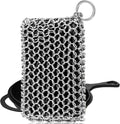 Herda Chain Mail Cast Iron Cleaner Scrubber, 316 Chainmail Pan Scrubber Metal by Betterqualitybetterlife