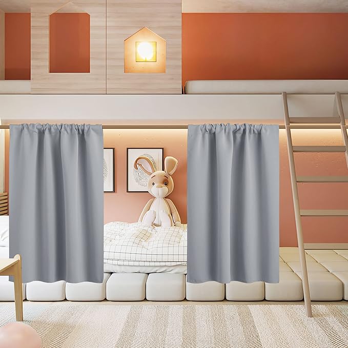 RYB HOME Small Curtains for Door Windows by RYBHOME