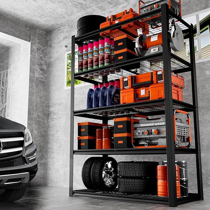 Garage Shelving, Storage Shelves Heavy Duty 2800 LBS Capacity, 5 Tier - Image 2