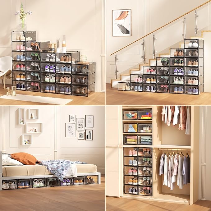 12 Pack X Large Shoe Storage Organizer - Image 7
