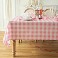 Waterproof Checkered Tablecloth Fabric by Essifunia