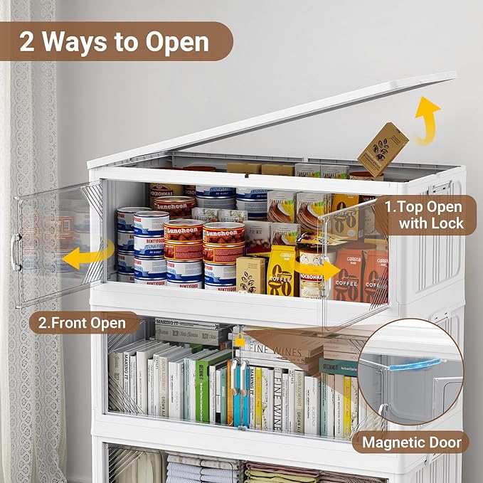 220Gal Plastic Stackable Storage Bins - Image 4