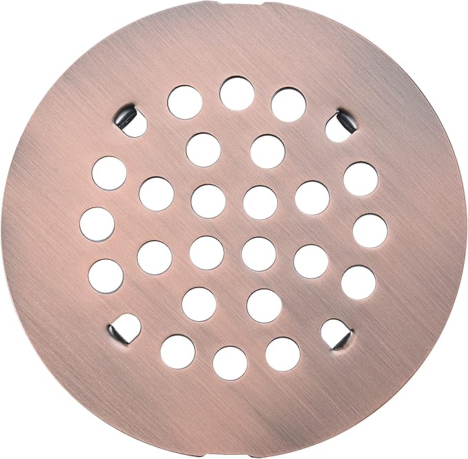 rrajj 4-1/4 Inch Round Snap-in Shower Floor Drain Cover Replacement Cover by RRAJJ