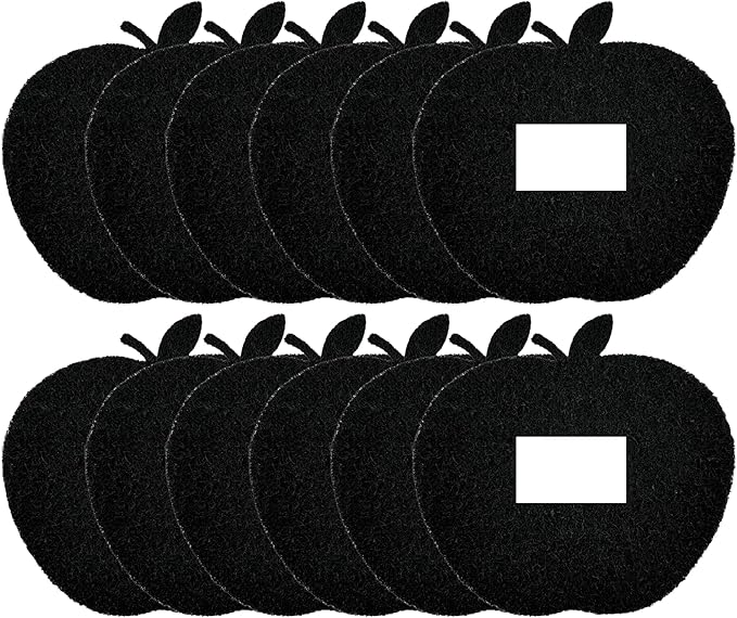 12-Pack Universal Trash Can Odor Absorbing Filters, Activated Charcoal by Home