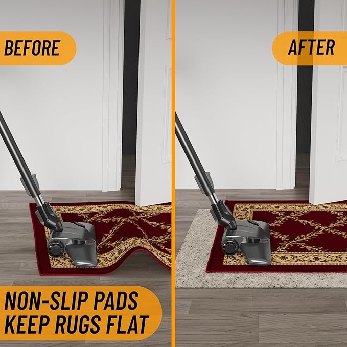 Ottomanson 7'8" x 9' Non-Slip Rug Pad Gripper 1/12 Inch Ultra Thin Dual Surface - Image 3