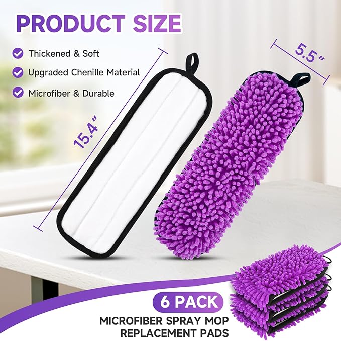 6 Pack Reusable Replacements Pads Compatible - Image 3