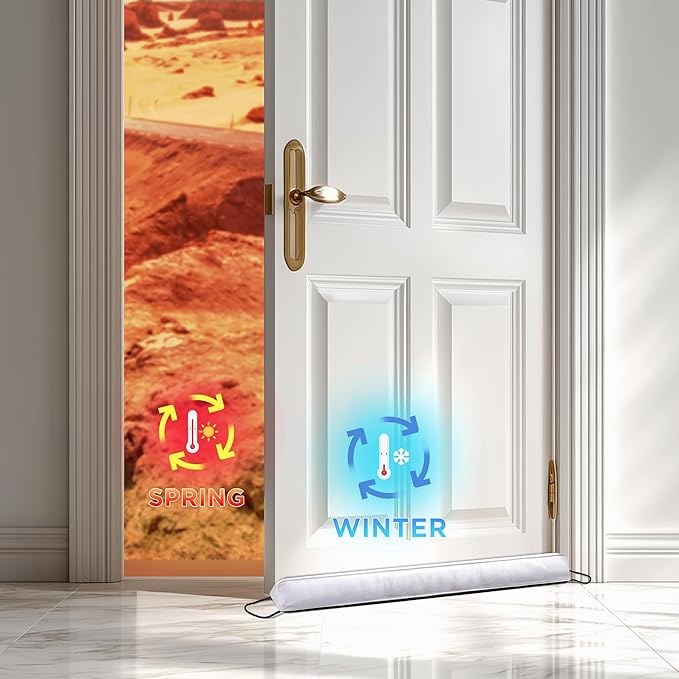 Sunolga 38" Door Draft Stopper Blocks Hot and Cold Air - Image 7