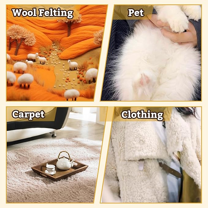 2 Pcs Large Wooden Wool Carders, Needle Felting Carding Brushes Tools - Image 7