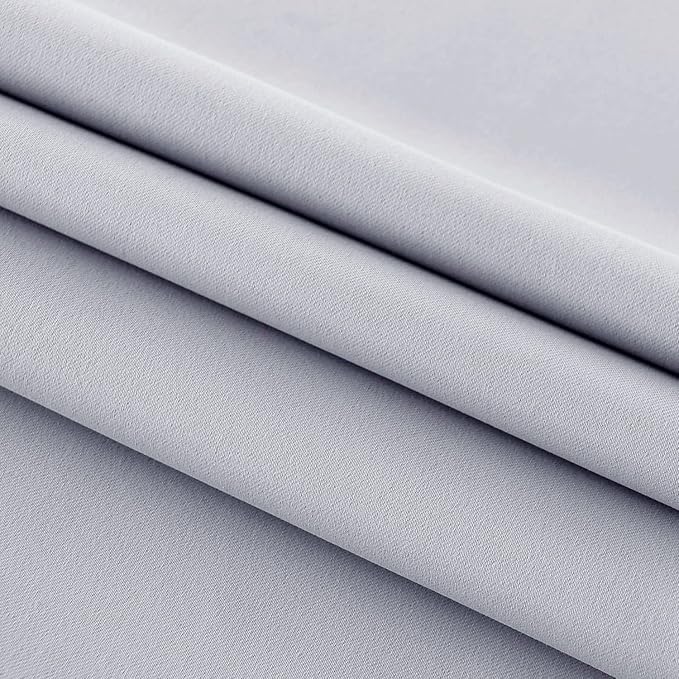 DWCN French Door Curtains – Rod Pocket Thermal Blackout Curtain - Image 5