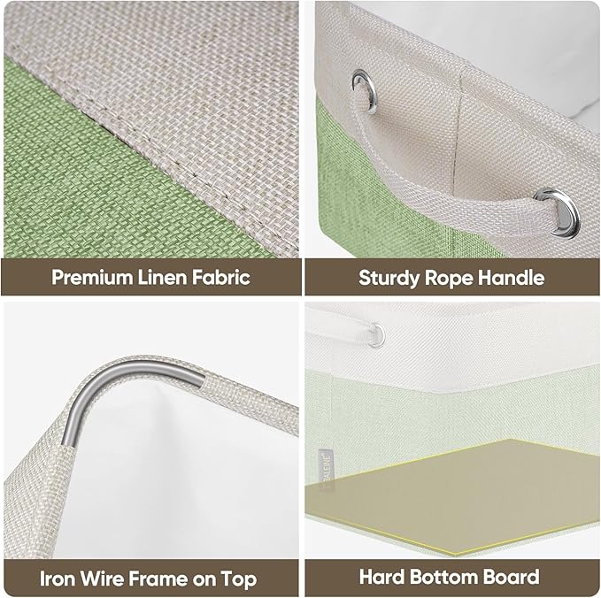 BALEINE 2 Pack Fabric Storage Bins - Image 8