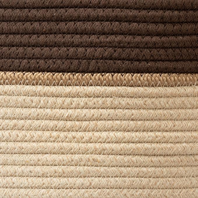 LA JOLIE MUSE Woven Basket Rope Storage Baskets - Image 6