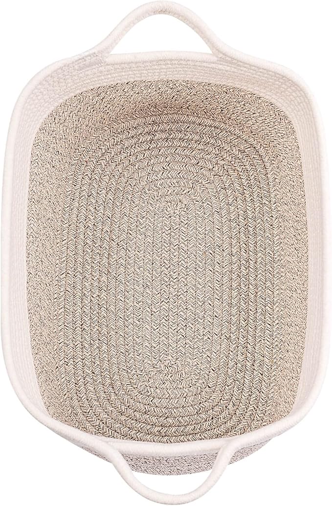 Medium and Large Woven Basket//With Handle, Used - Image 5