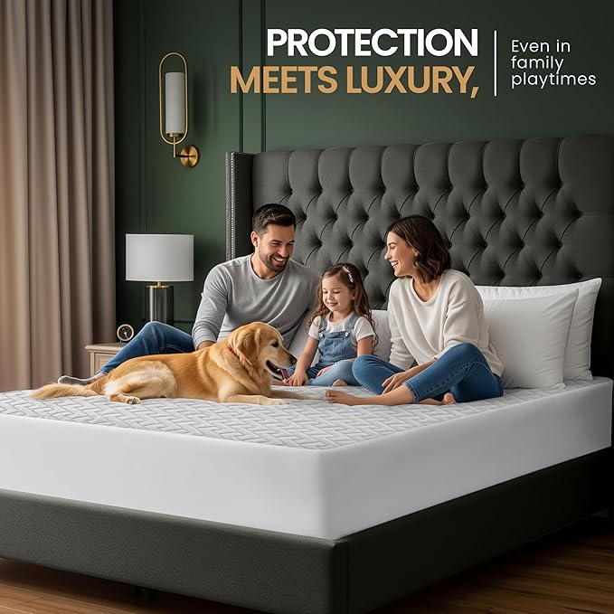 Utopia Bedding Waterproof Mattress Protector King Size, Premium 3D Air Soft - Image 6