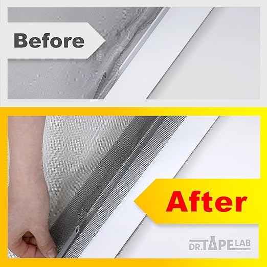 Black Window Screen Repair Tape, 4 in X 15 FT, Screen Repair Kit - Image 3