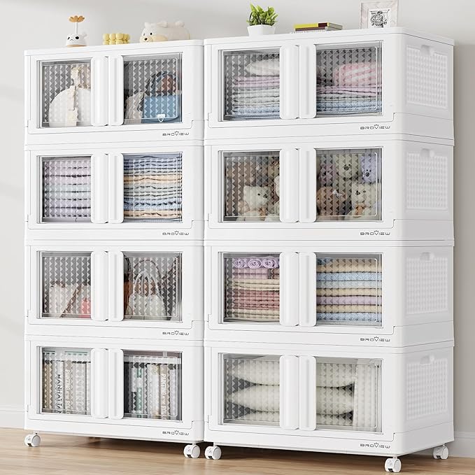 BROVIEW 160Gal Stackable Storage Bins by BROVIEW-EnjoytheArtofLife
