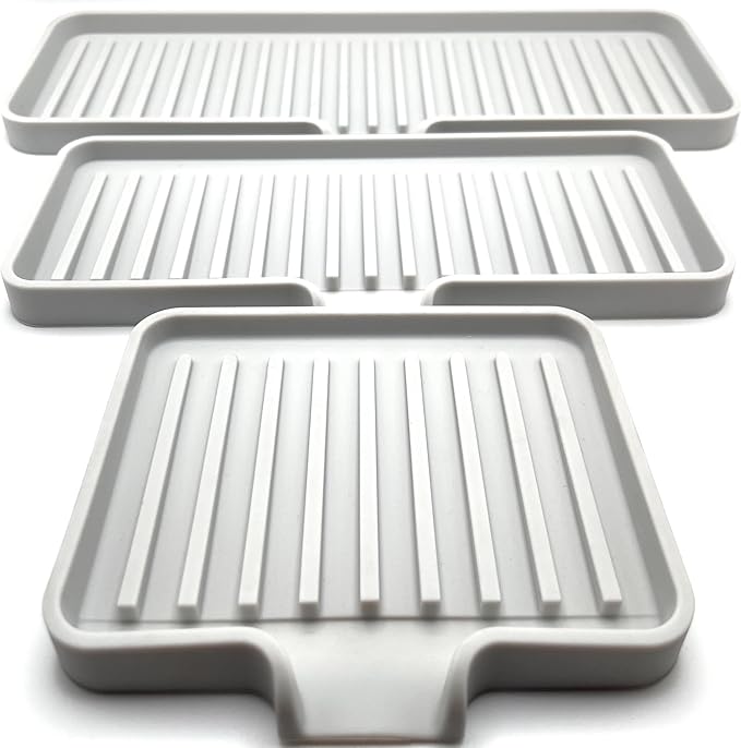 Happitasa Silicone Soap Dish Tray and Sponge Holder - Image 3