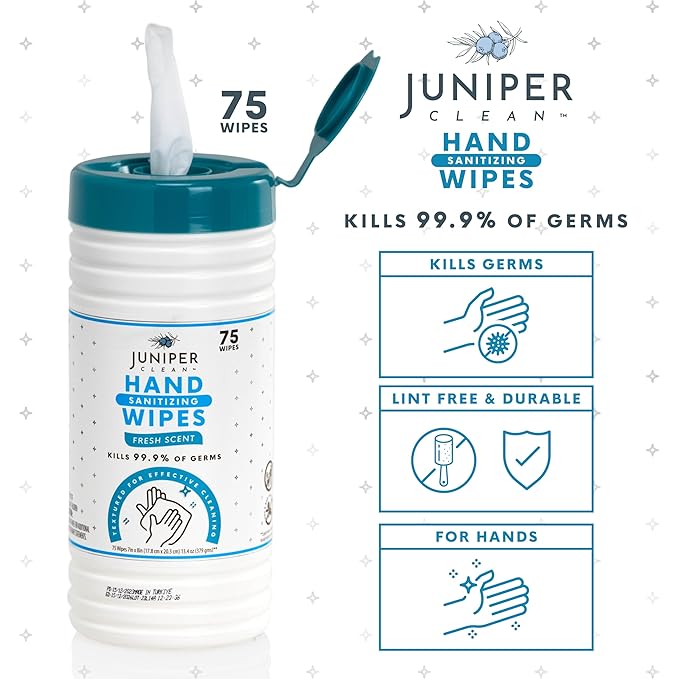 6 Pack Canister Hand Sanitizing Wipes, Alcohol Free 450 Count Canister - Image 3