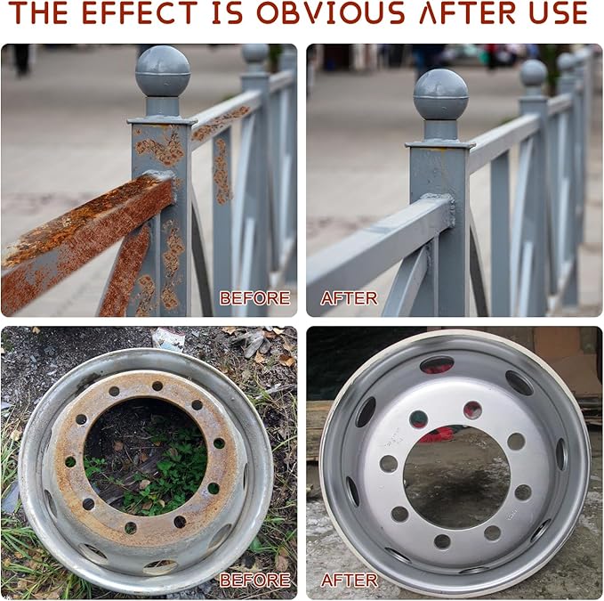Water-Based Metallic Paint, Rust Removal Converter Metallic Paint, Rust Remover - Image 5