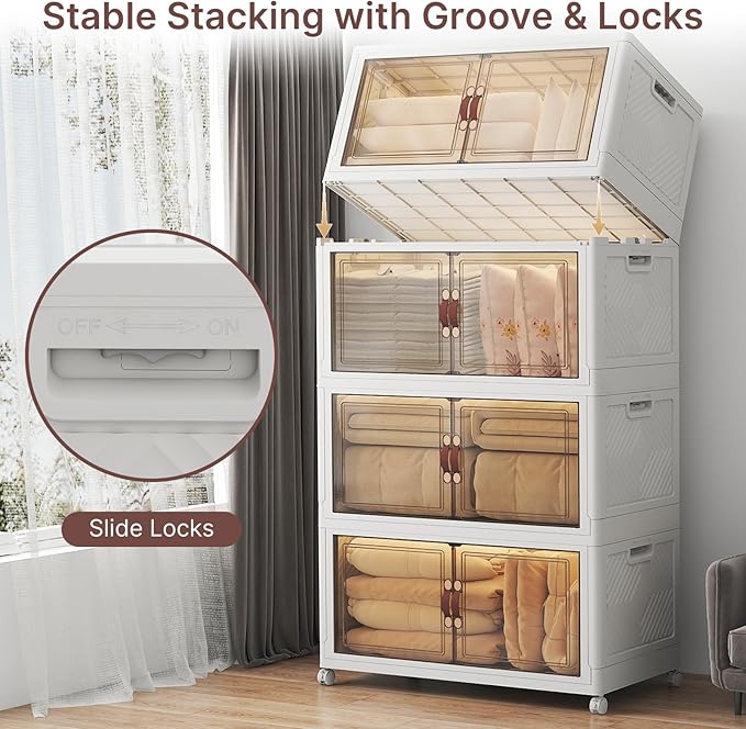 Extra Large Stackable Storage Bins - Image 5