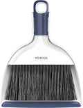 Mini Broom and Dustpan Set for Cleaning, Compact Desktop Dustpan by ROSEOK