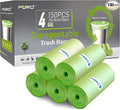 FORID 4 Gallon Garbage Bags, Strong Trash Can Liners, 15 Liter Wastebasket Bags by FORID