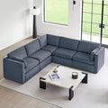 CHITA Oversized Modular Sectional Fabric Sofa Set, FSC Certified Extra Large 5 by CHITALIVING