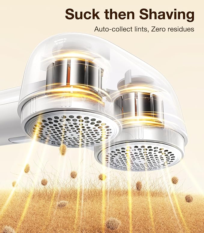 DesertWest Fabric Shaver, 2000mah Rechargable Lint Remover, Lint Shavers to - Image 3