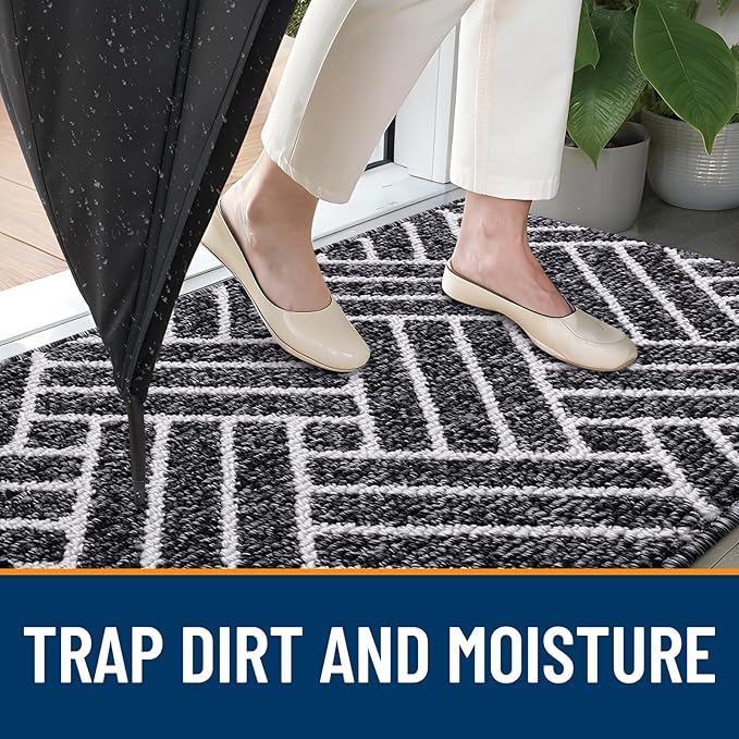 OLANLY Runner Indoor Door Mat, 47x23 Inch, Dirt Resistant and Absorbent - Image 2