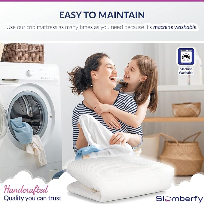 Mini Crib Mattress Protector by Slumberfy, Waterproof and Hypoallergenic - Image 6