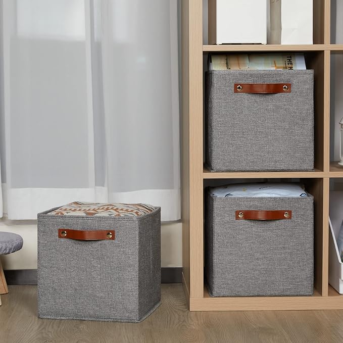 HNZIGE Shelf Storage Cubes Bins - Image 4