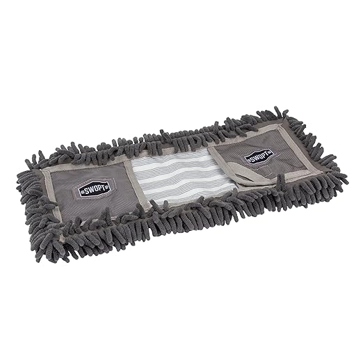 SWOPT 18” Microfiber Dust Mop Refill – Cleaning Pad by SWOPTCleaning