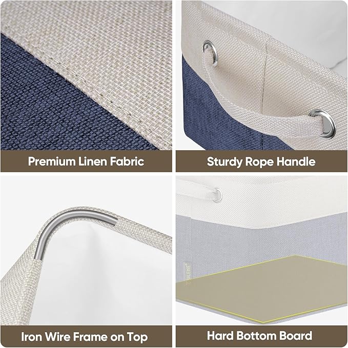BALEINE 4 Pack Fabric Storage Bins - Image 9