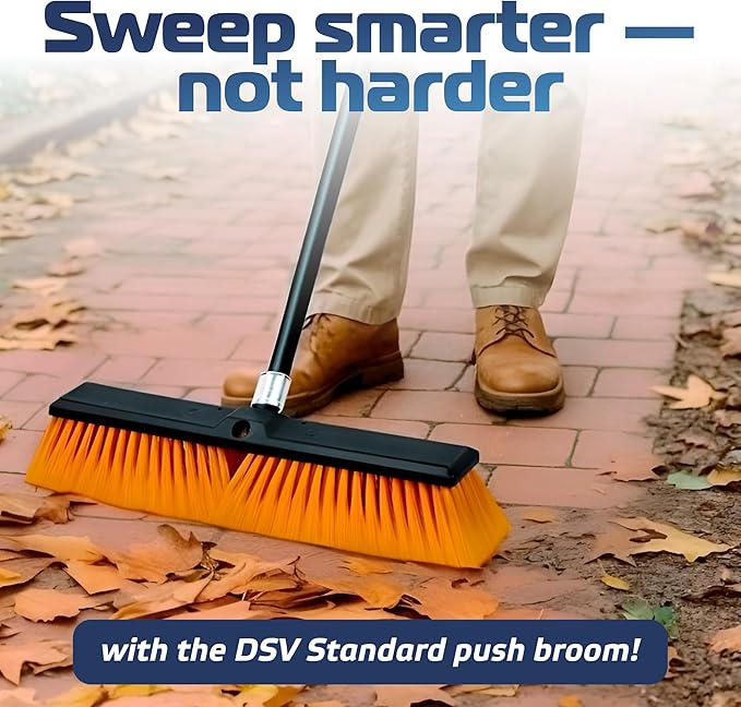 DSV Standard 18’’ Push Broom Outdoor Heavy Duty - Image 7
