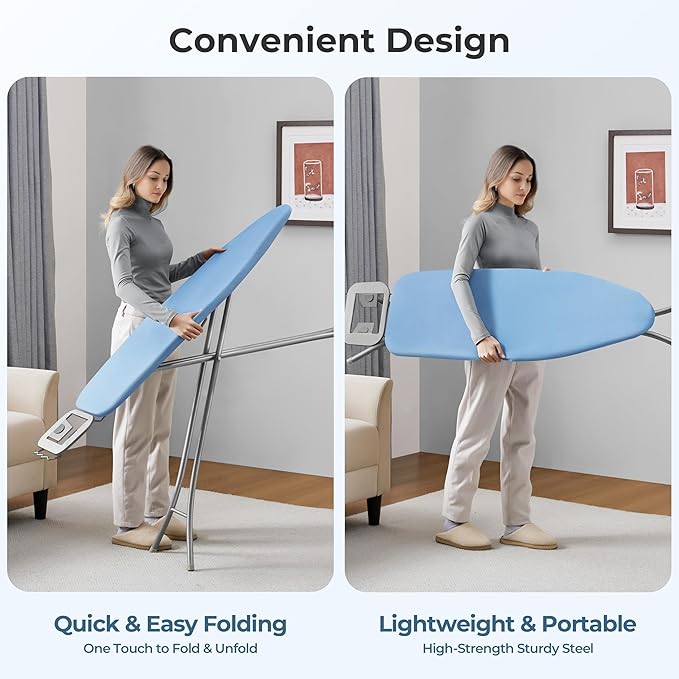 Yaheetech Foldable Ironing Board, Heavy Duty Iron Board - Image 7