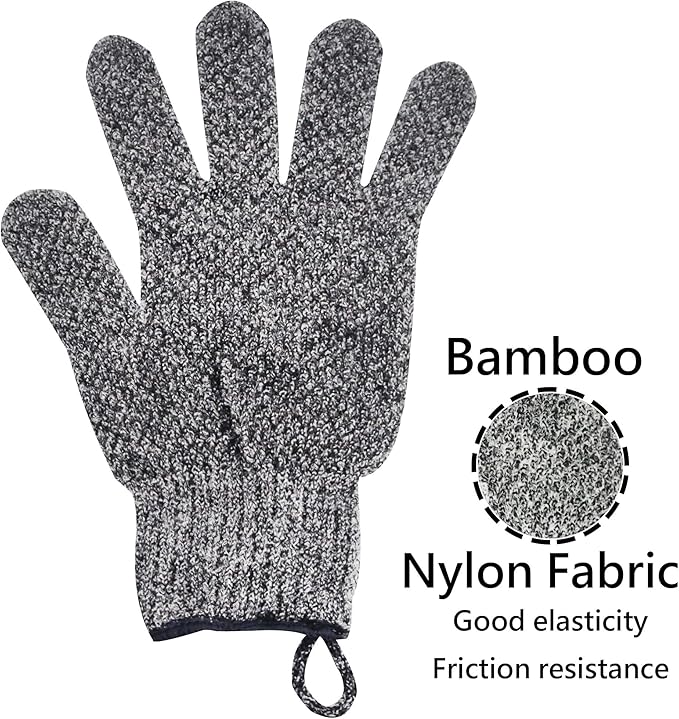 Exfoliating Gloves with Hanging Loop - Image 2