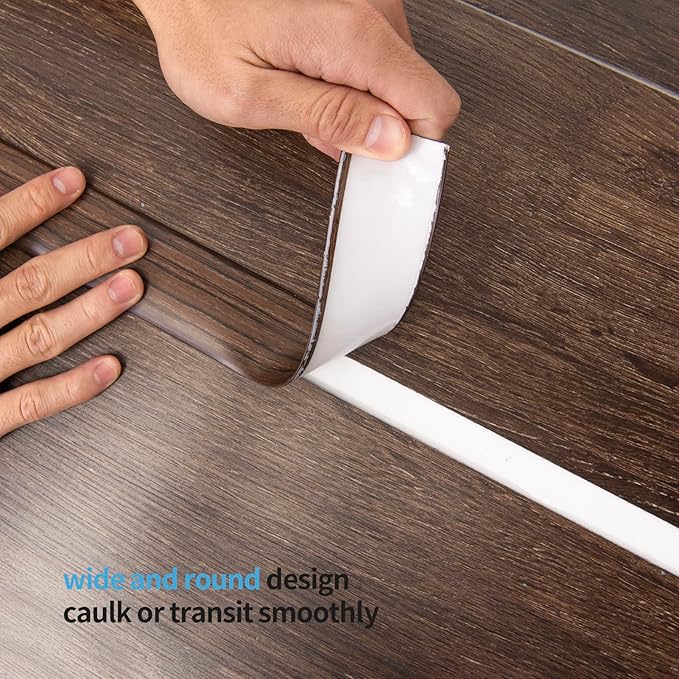 Art3d 4 FT Self Adhesive Vinyl Floor Transition Strip, Laminate Strip Flat - Image 7