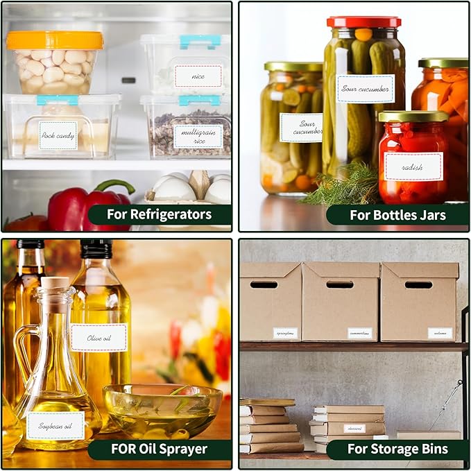 500 Removable Freezer Labels, 2x3 inches Water Oil Waterproof Stickers to Write - Image 5