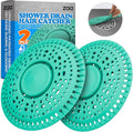 zaa Shower Drain Hair Catcher, 2 Pack Premium Silicone Drain Protector & Shower by zaa