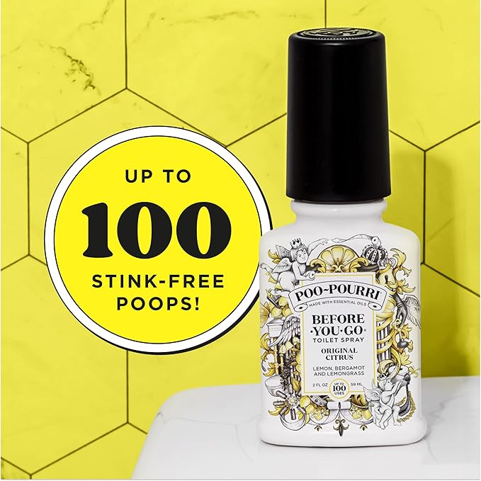 Poo-Pourri Before-You-Go Toilet Spray, Original Citrus, 2 Fl Oz, 2 Pack - Image 8