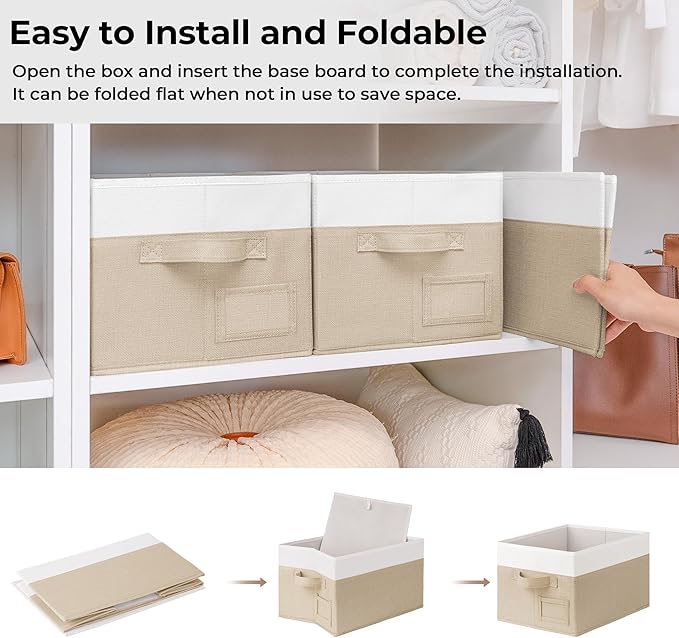 GRANNY SAYS Storage Baskets for Organizing, Fabric Storage Bins for Shelves - Image 7