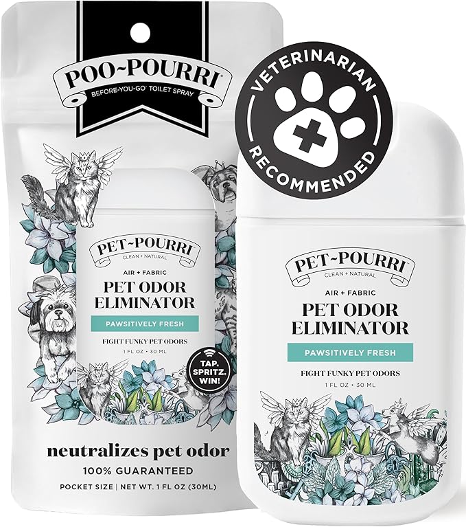 Poo-Pourri Pawsitively Fresh Pocket Deodorizer Spray – Dog & Cat Odor Remover – - Image 2