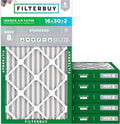 Filterbuy 16x30x2 Air Filter MERV 8 Dust Defense Replacement, Electrostatic by Filterbuy