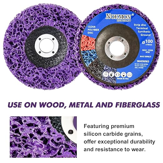 14 Pack Paint Eater Strip Disc Angle Grinder Rust Removal Disc Paint Stripper - Image 4