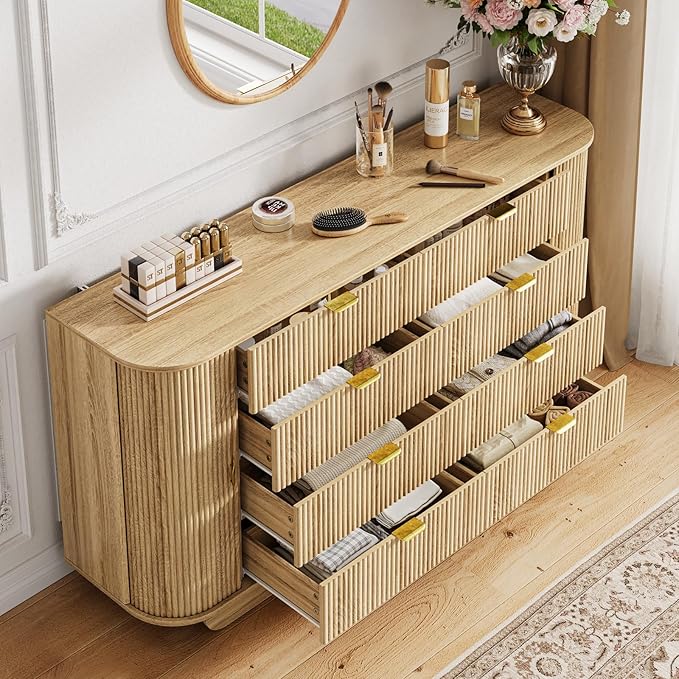 63" Tambour Dresser for Bedroom - Image 5
