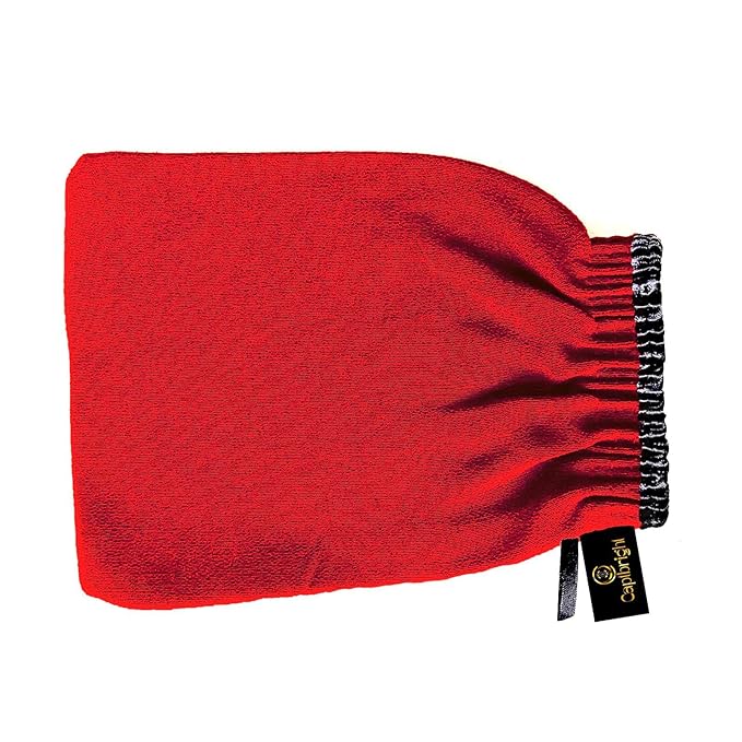 Exfoliating Moroccan Bath Glove – Natural Kessa Mitt by Unknown