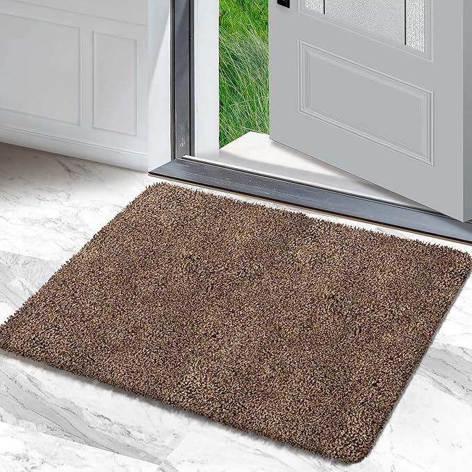 Premium Microfiber Indoor Door Mat – 20"x30" Washable Entry Mat, Waterproof by RugMast