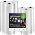 Vacuum Sealer Bags For Food, 6 Pack 3 Rolls11"x20' +3 Rolls 8"x20' Commercial by xinbaolong