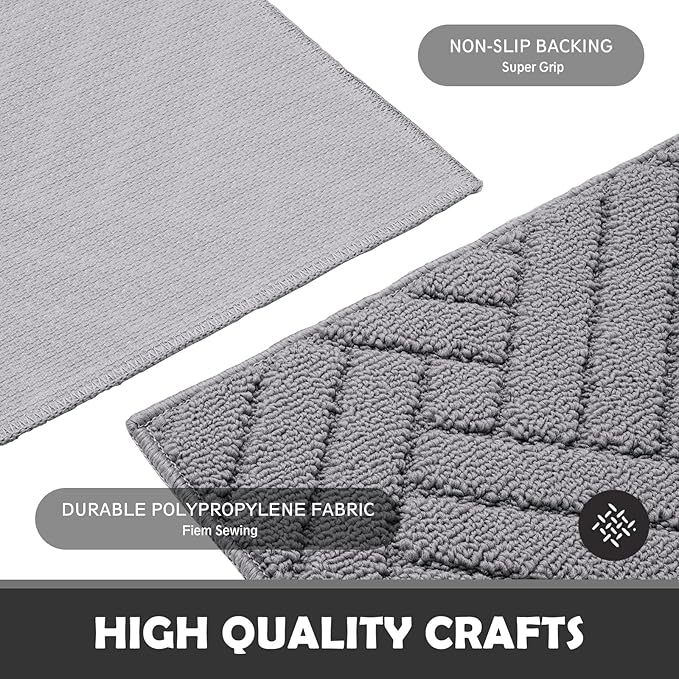 Door Mat Indoor Doormat, Entryway Rug Door Mats Non-Slip Rubber Backing - Image 4